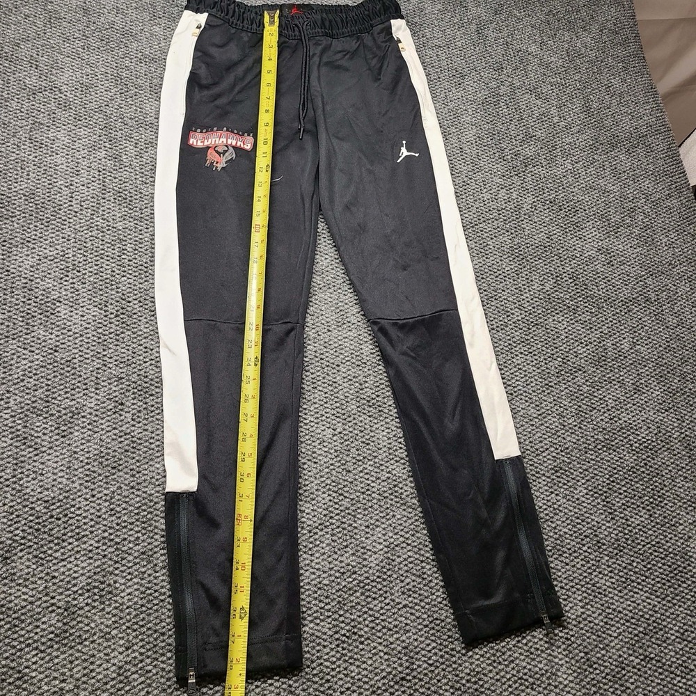 Jordan Pants Mens Small Black Dri-FIT Track Joggers Zip Ankle Jumpman Logo - Picture 12 of 15